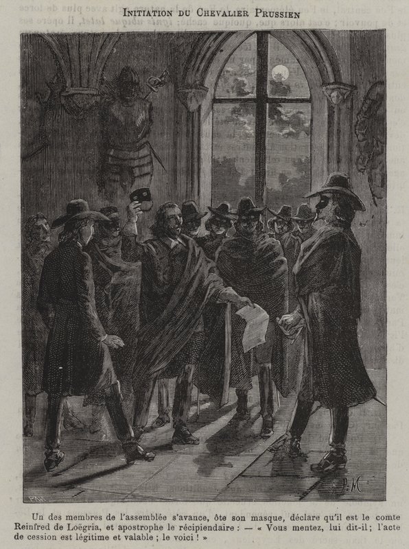 Initiation of a Prussian Knight by French School