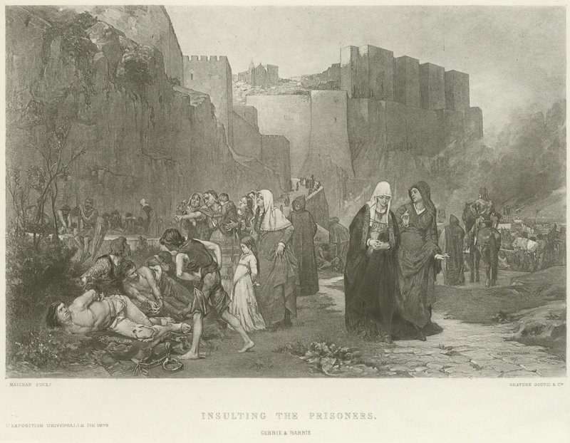Insulting the Prisoners by French School