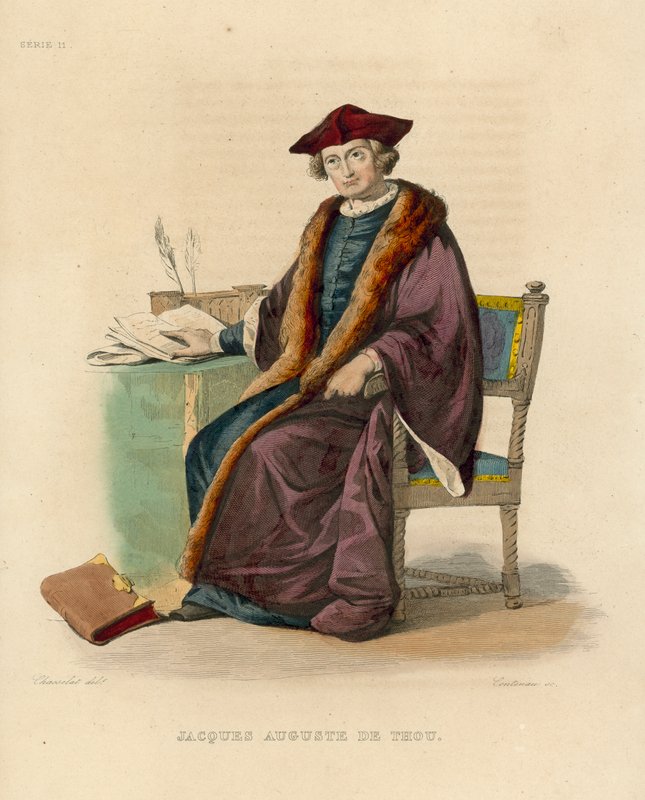 Jacques Auguste de Thou by French School