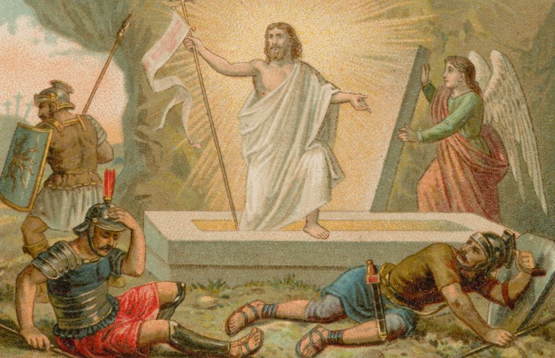 Jesus Christ Rising from His Tomb by French School