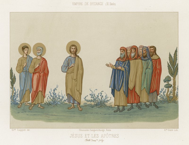 Jesus and the Apostles by French School