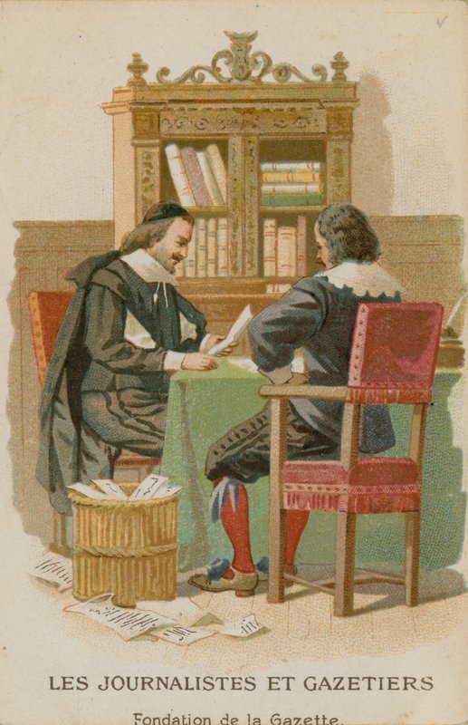Journalists and gazeteers by French School