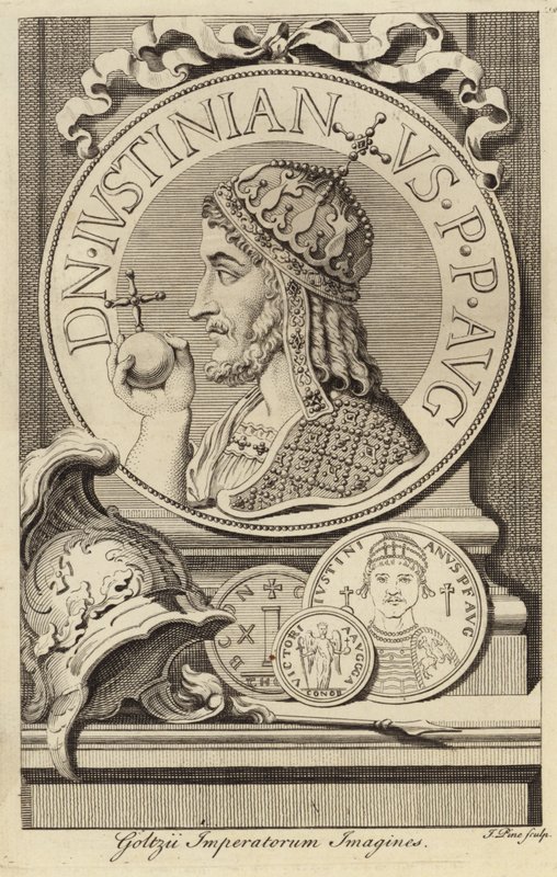 Justinian I the Great by French School