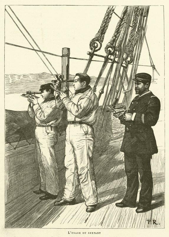 The Naval School (engraving) by French School