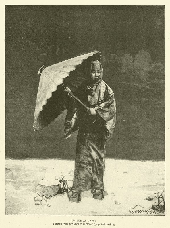 Winter in Japan by French School