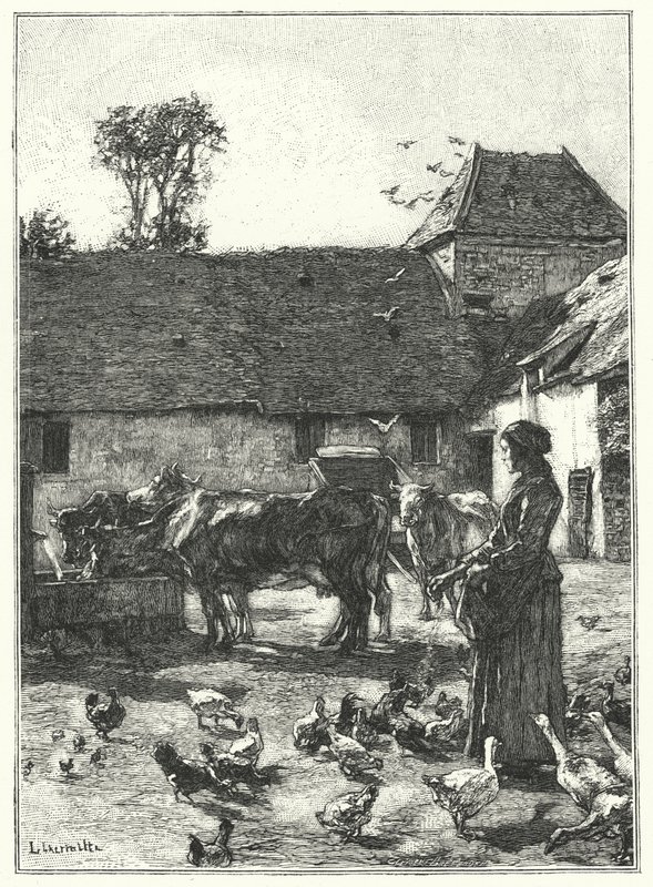 The Farmyard by French School