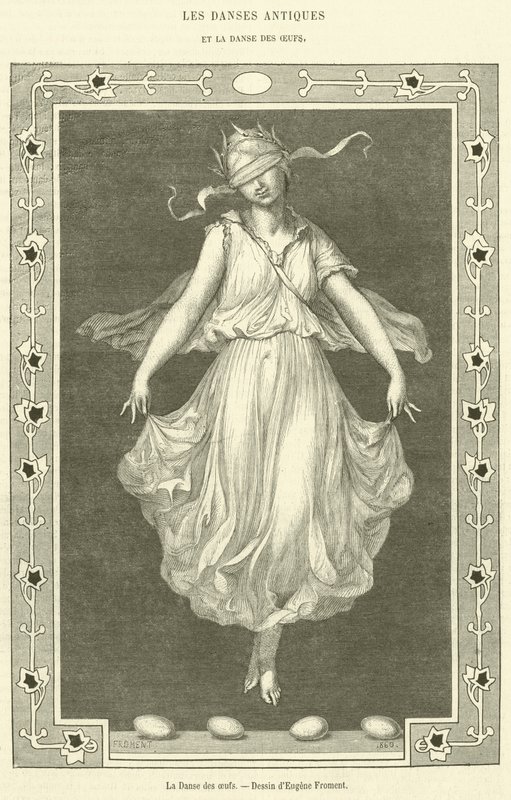 The Dance of Eggs (engraving) by French School
