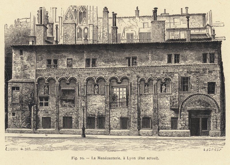 The Manecanterie in Lyon, Current State by French School