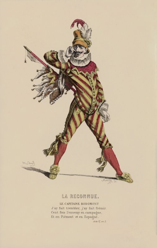 The Recognized, Captain Rodomont by French School
