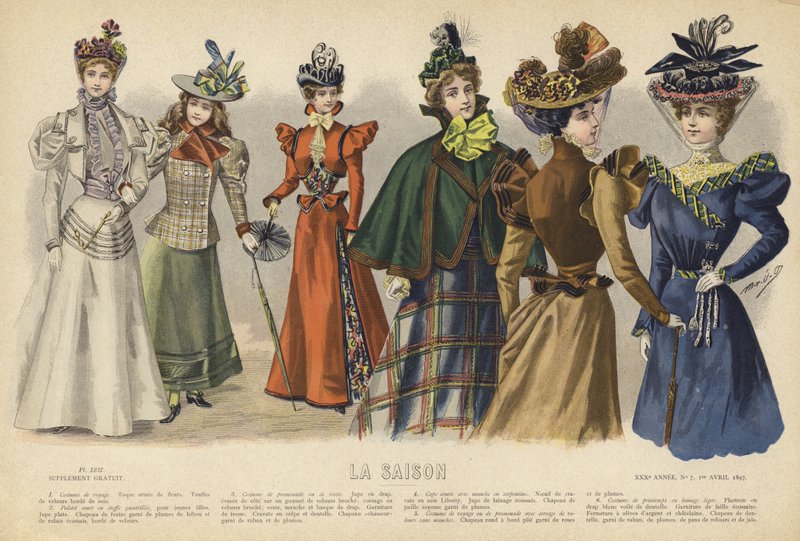 The Season Fashions by French School