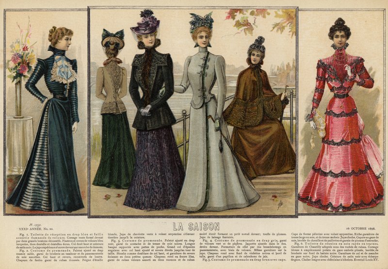 The Season Fashions by French School