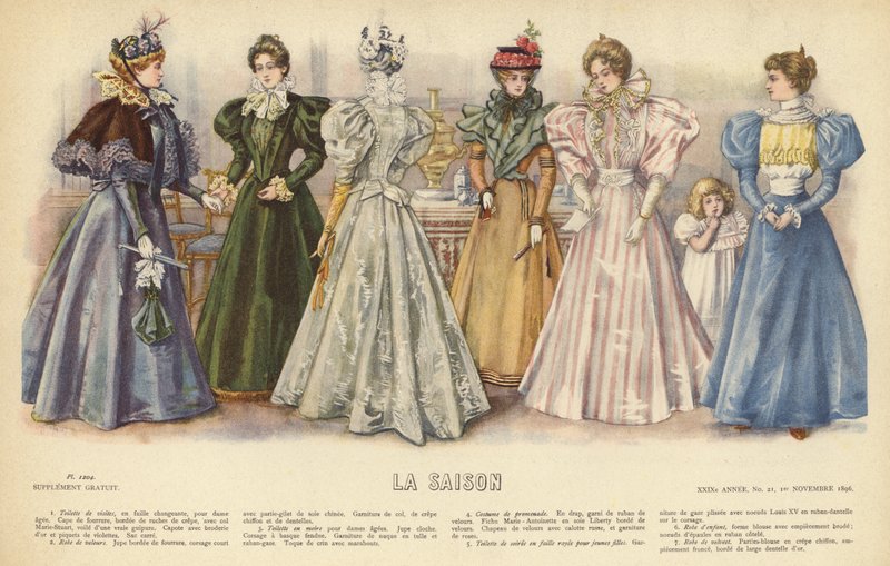The Season Fashions by French School