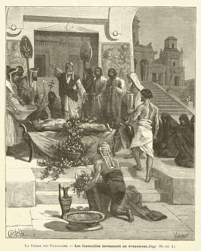 The Land of the Pharaohs (engraving) by French School