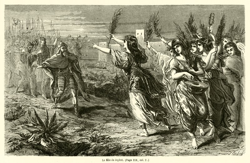 The Daughter of Jephthah by French School