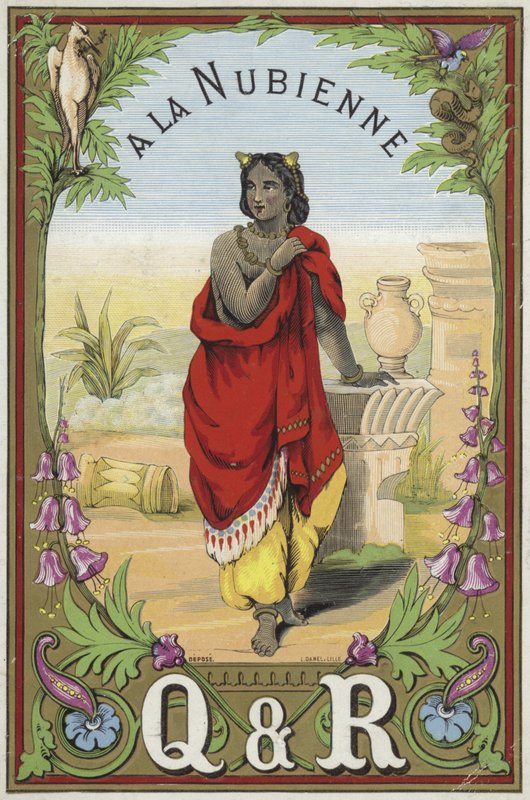 Label for Nubian thread by French School