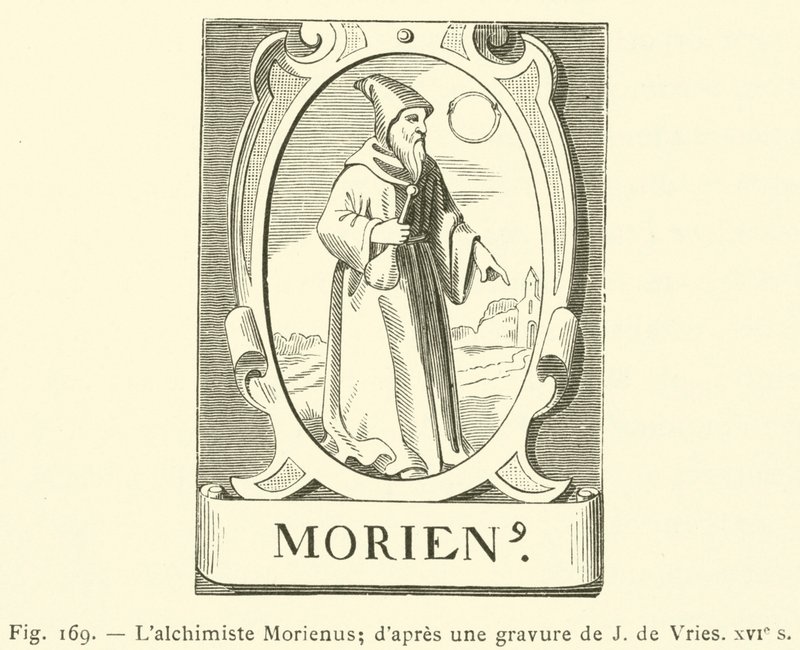 The Alchemist Morienus by French School