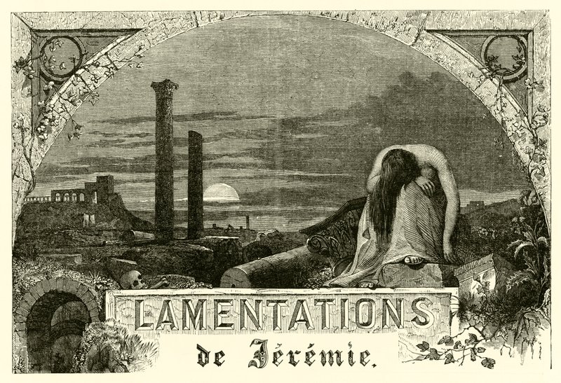 Lamentations of Jeremiah by French School