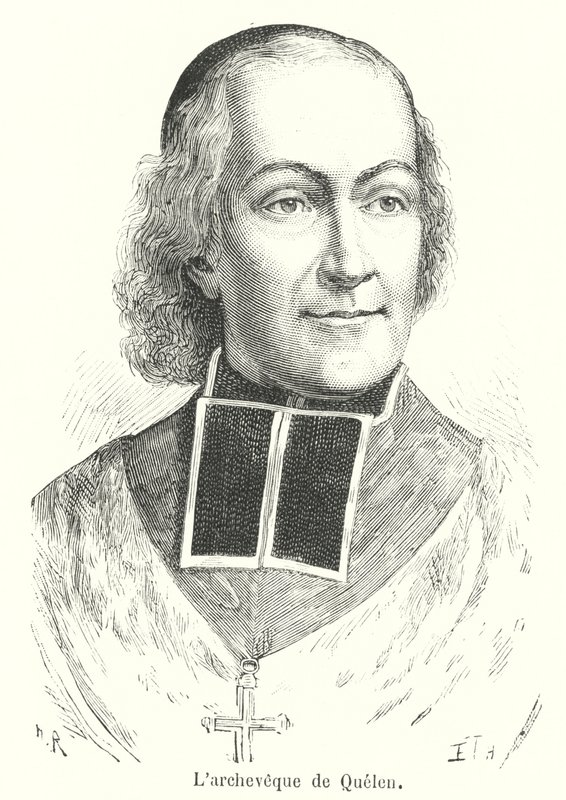 Archbishop of Quelen (engraving) by French School