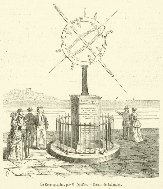 The Cosmographer (engraving) by French School