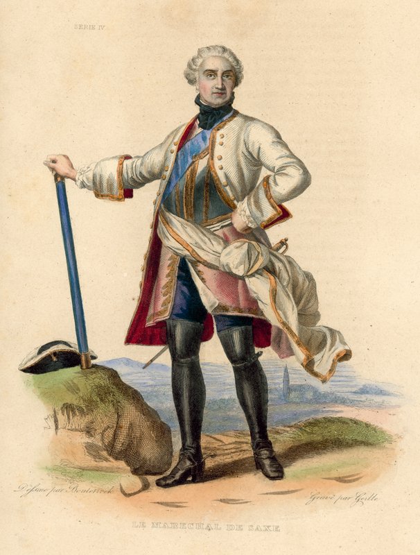 Marshal of Saxe by French School