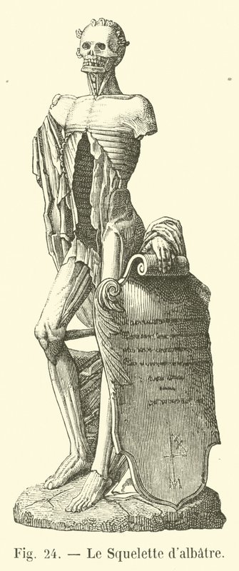 The Alabaster Skeleton by French School