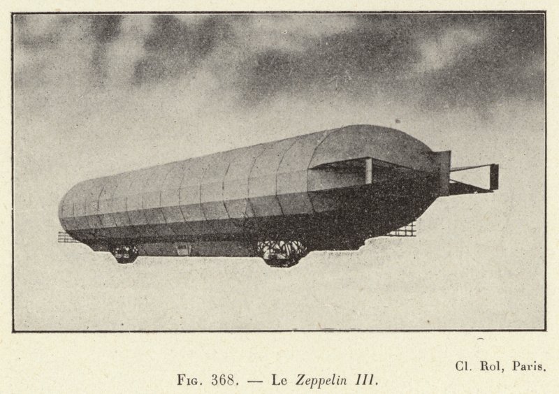 The Zeppelin III by French School