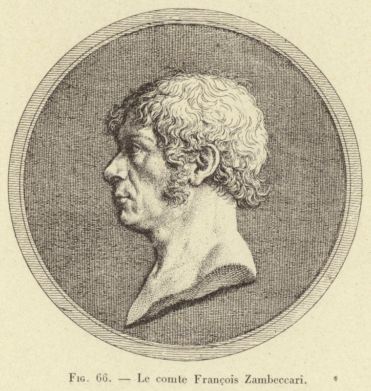 Count Francois Zambeccari (engraving) by French School