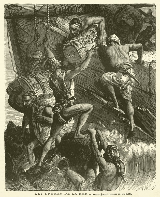 The Dramas of the Sea by French School