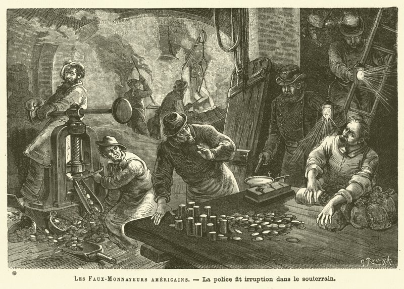 The American Counterfeiters by French School