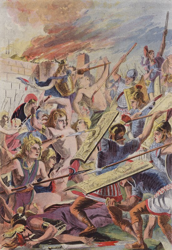 The Gauls of Vercingetorix by French School