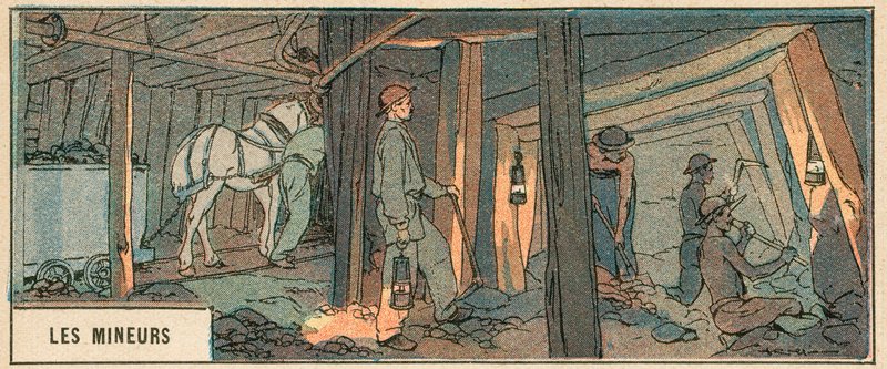 The Miners by French School