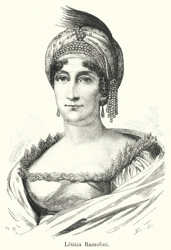 Letitia Ramolini (engraving) by French School