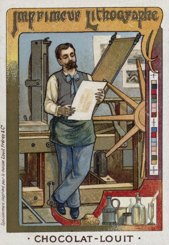 The Lithograph Printer by French School