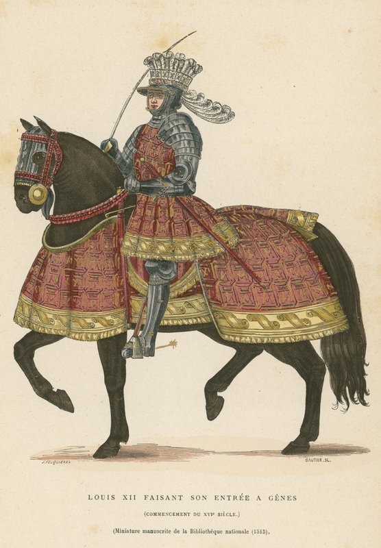 Louis XII of France by French School