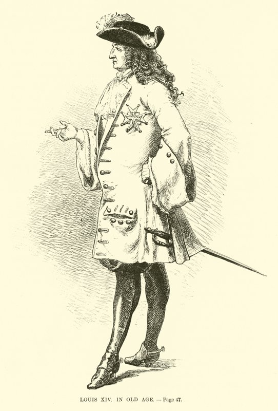 Louis XIV in Old Age by French School