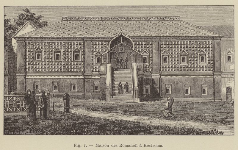 House of Romanov in Kostroma by French School