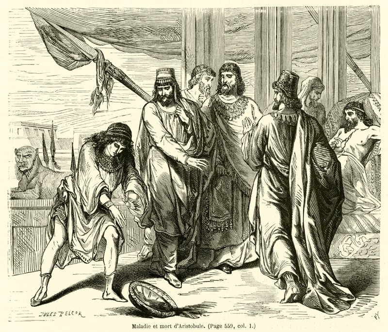 Illness and Death of Aristobulus by French School