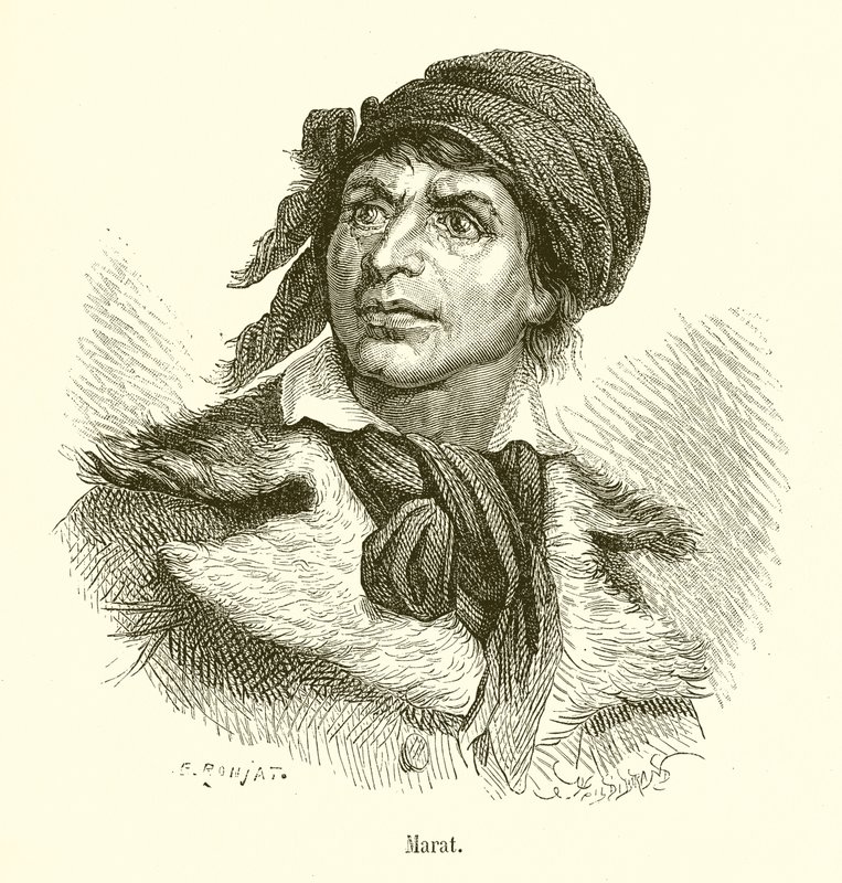 Marat by French School