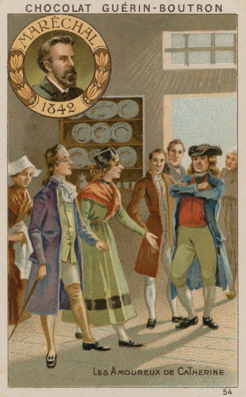The Lovers of Catherine by French School