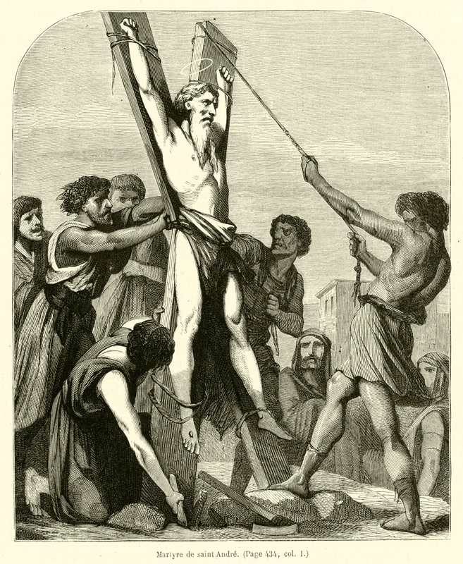 Martyrdom of Saint Andrew by French School