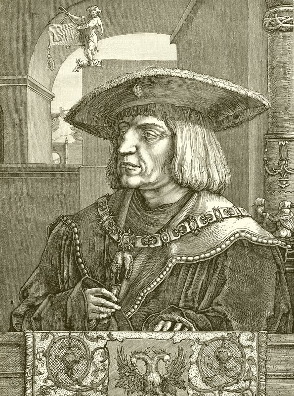 Maximilien I by French School