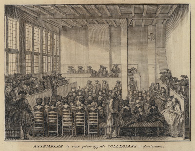 Meeting of Collegiants in Amsterdam, Netherlands by French School