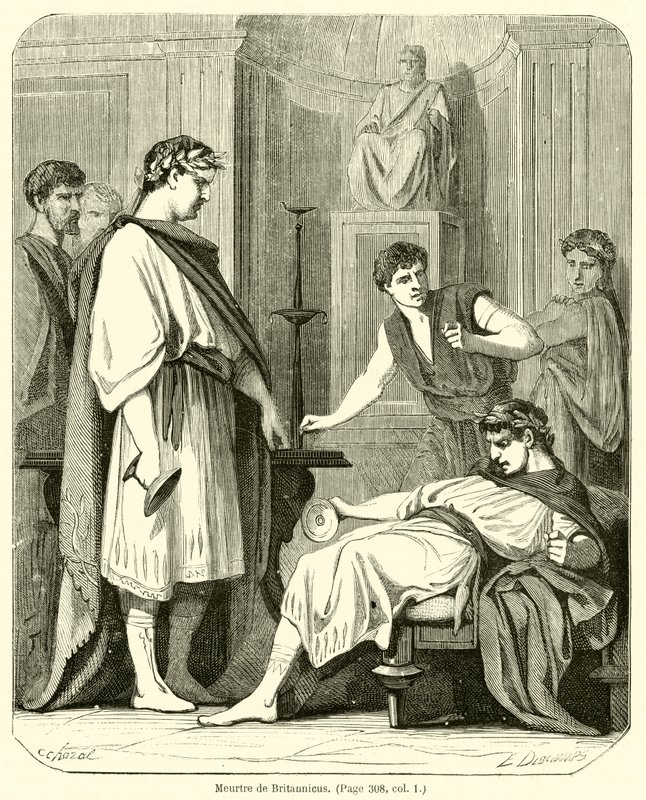 Murder of Britannicus by French School