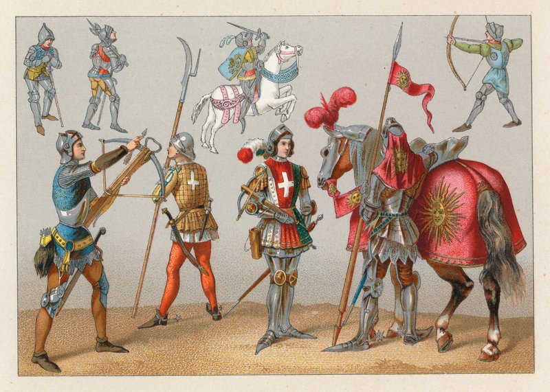Middle Ages Costume by French School