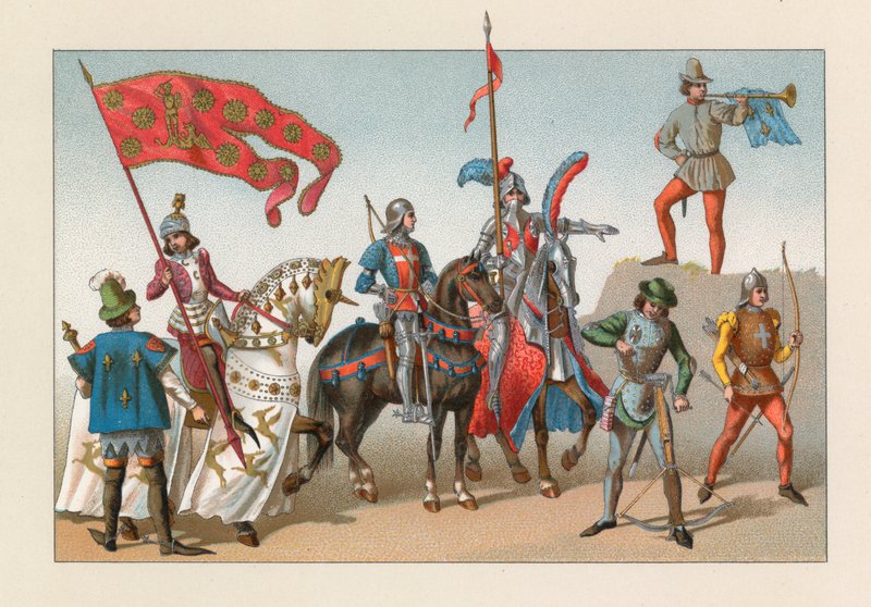 Middle Ages Costume by French School