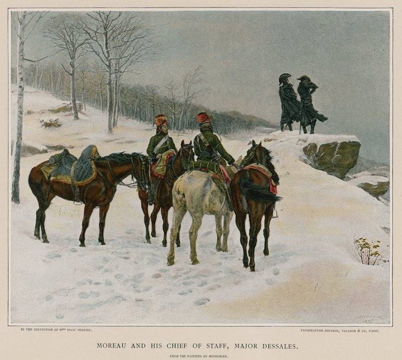 Moreau and His Chief of State by French School