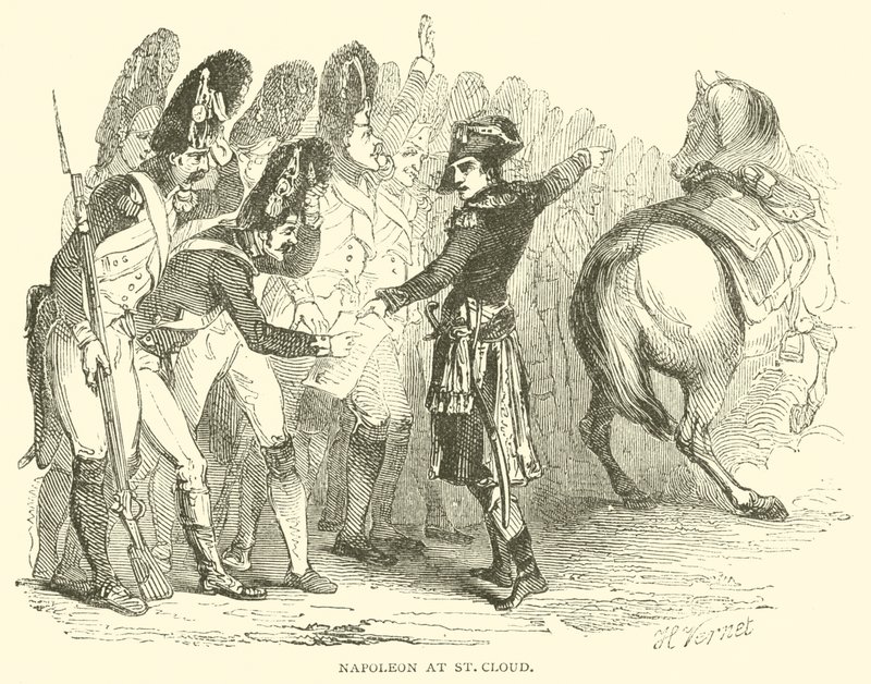 Napoleon at St Cloud by French School