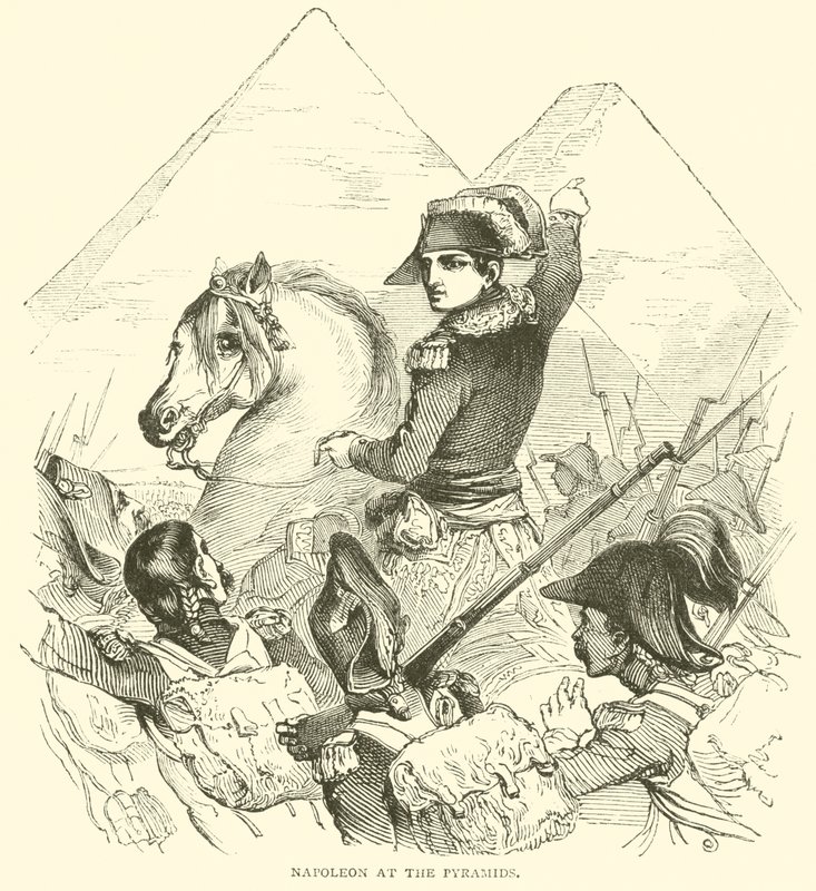 Napoleon at the Pyramids by French School