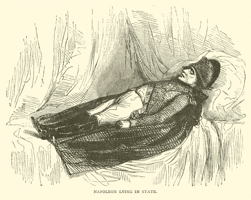 Napoleon Lying in State by French School
