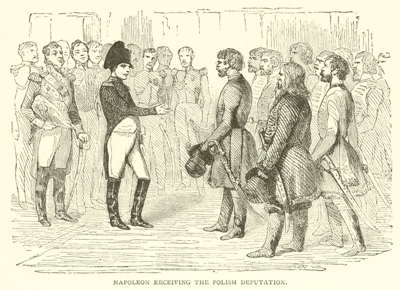 Napoleon Receiving the Polish Deputation by French School